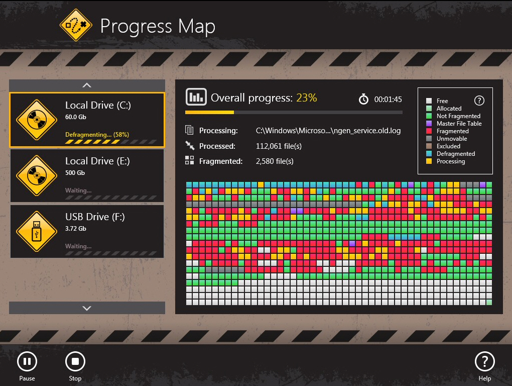 Auslogics Disk Defrag Touch: Redefining Defrag Software